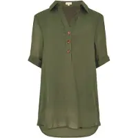 Apricot Blouse olijfgroen