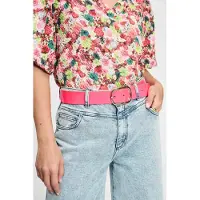 Pom Amsterdam Belt - Neon Pink Maat: 75 | Riemen Outlet | Dames | Roze
