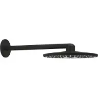 GROHE GroheRainshower SmartActivehoofddoucheset m. 2 straalsoortenØ31cmm. douchearm wandmontage 43cmphantom black 22123kf0
