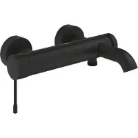 GROHE Badkamermeubels, Eéngreeps badmengkraan ESSENCE 1/2Z fantoom zwart