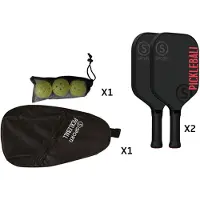 Sporti France Outdoor Fiberglass Pickleballset