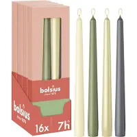 Bolsius dinerkaars Nature (set van 16)