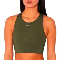 Circle - Dames wandel- en bergkleding - Level Up Bra 2.0 Moss voor Dames - Maat S - Kaki