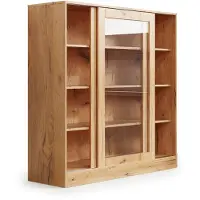 Vdd Home - Vitrinekast met glas - Buffetkast - 120 x 120 x 37 - Hout