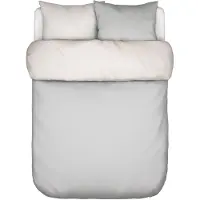 Marc O'Polo Dekbedovertrek Erla Grey Mist Percal-240 x 200 / 220 cm | Lits-Jumeaux
