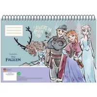 Disney Frozen Adventure A4 Spiraal Schetsboek 30 Vellen