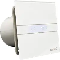CATA E-120 Gth Led display axiaal timer afzuigkap 6W/11W, kanaal 120mm, wit