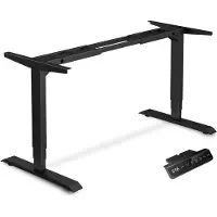 Sotech CAVO Tafelonderstel TG2-120 zwart elektrisch in hoogte verstelbaar 595-1245 mm breedteverstelling 1080-1800 mm draagvermogen 120 kg