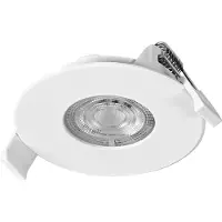 Osram Spot Set LED inbouwspots, dimbaar, IP65, 4,9W, wit, set van 3, voor buitengebruik, warmwit (2700K)