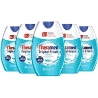 Theramed 2in1 Tandpasta - Original Fresh - 5 x 75 ml Voordeelverpakking