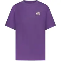 Cars T-shirt met backprint paars Jongens Katoen Ronde hals Backprint - maat 140