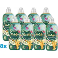 Robijn Wasverzachter Paradise Secret – 8 x 1,1L – Langdurige Frisheid – 440 Wasbeurten – 8 Stuks