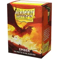Dragon Shield Dual Matte Ember Alaric Revolution Kindler Kaartmouwen 100 Zakjes