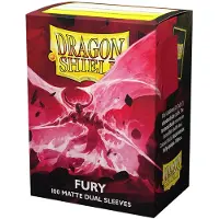 Dragon Shield Dual Matte Fury Alaric Crimson King Kaartmouwen 100 Zakjes
