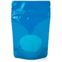 Packlinq Stazakken Blauw met ovaal Venster 10,2x6x15,2cm 57 gram
