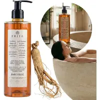 Prija 2in1 vloeibare douchegel-shampoo met ginseng-extract, met pompje, veganistisch, 380 ml