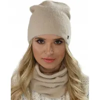 Alur Alpaka Serie - Beanie en Komin Set - Beig - Zacht en Warm