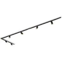 Calex Smart Railsysteem Verlichting - 3 Meter - Inclusief 6 Slimme GU10 Spots - Opbouwspot - Mat Zwart - 1 Fase