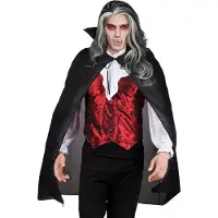 Boland Vampier set - cape en tanden - dracula - halloween/horror - verkleden
