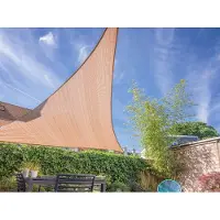 Sunshader SunShade - HDPE Schaduwdoek - 5x5x7m - Grijs - UV-bescherming