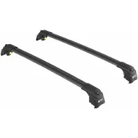 TURTLE Dakdragers voor Seat LEON ST 2013-2020 Gesloten Dakrailing-Aluminium-Wingbar-Zwart-Merk