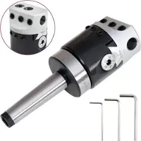 vidaXL F1-12 Boorkop met MT2-M10 boorschacht voor draaibanken 50 mm