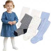 Sarcia.eu Set van 3 paar zachte, comfortabele meisjesmaillots voor de winter