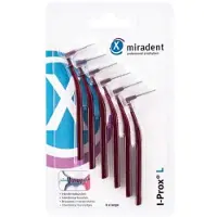 Miradent Interdentale Ragers I-Prox L 0,8 mm Bordeaux - 6 stuks