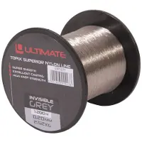 Ultimate Topix nylon invisible grey 1200m 0,35mm 7,06kg - Nylon Vislijn