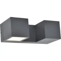 Lutec Design wandlamp Fari grijs