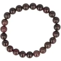 Ruben Robijn Kralen armband Granaat 8 mm - 18 cm - Edelsteen