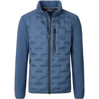Casa Moda Tussenjas quilted waterafstotend blauw polyester