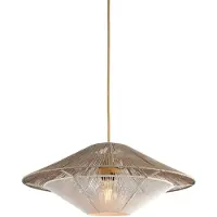 Good&Mojo Hanglamp Lumbini, alu / grijs / zink, Woon-/ Eetkamer, Papier, Scandinavisch, hanglamp