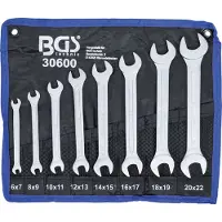 Bgs Doppel-Maulschlüssel-Satz SW 6 - 22 mm 8-tlg.