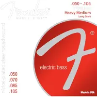 Fender SubSonic 7250HM Bass Strings Nickel-Plated Steel Long Scale Gauges .050-.105 (4)