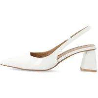 Bianco Biamaralyn Gesculptureerde Hak Slingbacks Wit 41
