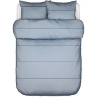 Marc O'Polo Dekbedovertrek Suvie Calm Blue Percal-200 x 200 / 220 cm | 2-Persoons