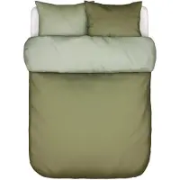 Marc O'Polo Dekbedovertrek Erla Moss Green Percal-200 x 200 / 220 cm | 2-Persoons