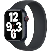 Apple Siliconen solobandje voor de Watch | 38/40/41/42 mm - Maat 8 - Midnight