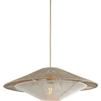Good&Mojo Lumbini Hanglamp | 1x E27 max. 60W | Ø60cm | Lichtgrijs