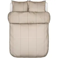 Marc O'Polo Dekbedovertrek Suvie Oatmeal Percal-200 x 200 / 220 cm | 2-Persoons