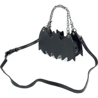 Banned - Gothic Handtas - Black Celebration - voor Vrouwen - zwart - Maat Standard