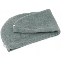 Zwoltex Sauna Turban - 100% Egyptische Katoen met Knop - Grijs