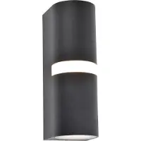 Lutec Grijze wandlamp Mika design