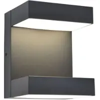 Lutec Unieke wandlamp Twisto grijs