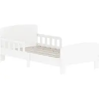 AIYAPLAY kinderbed - bed - MDF - 143,5L x 74,2B x 54H cm - wit