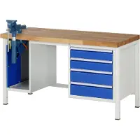 RAU Werkbank Serie 8185, B 1500 x D 700 x H 840 mm