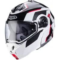 Caberg Duke Evo Move Systeemhelm Zwart/Wit/Rood S