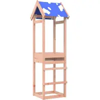 vidaXL Speeltoren Bruin 52,5 x 46,5 x 195 cm Massief Douglas Hout