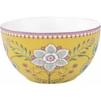 Pip studio Kom Home Bowl Lily & Lotus Yellow 18 cm (Set van 2)